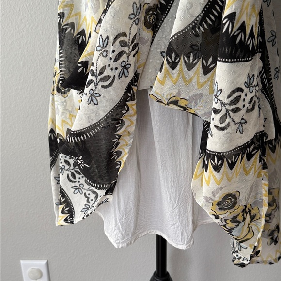 Free people Yellow and Black Patterned mini dress - Picture 9 of 10